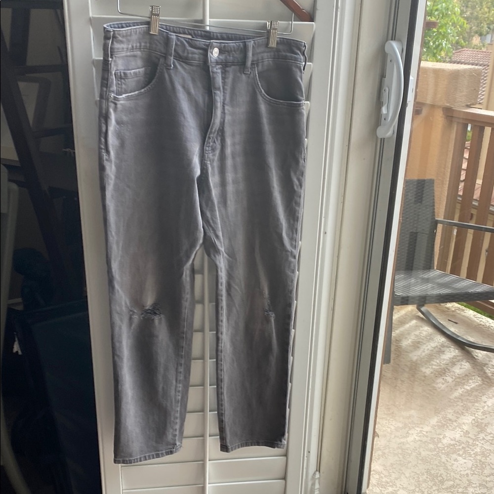 Pilcro Stylish Gray Denim Jeans